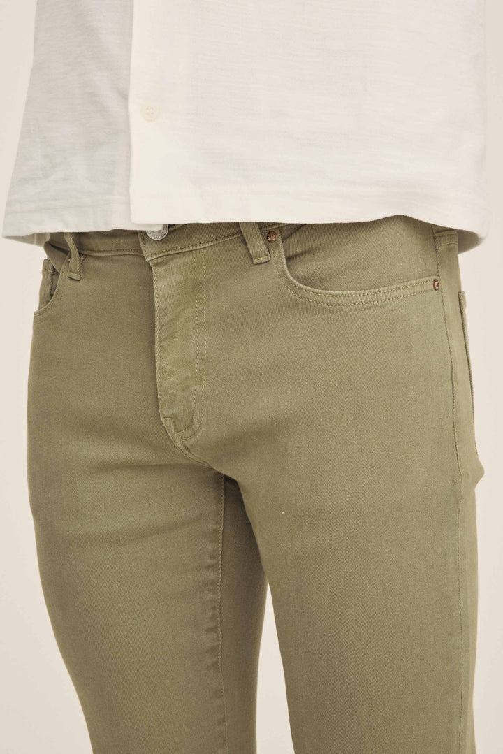 AMS - SLIM JEANS | LIGHT MOSS