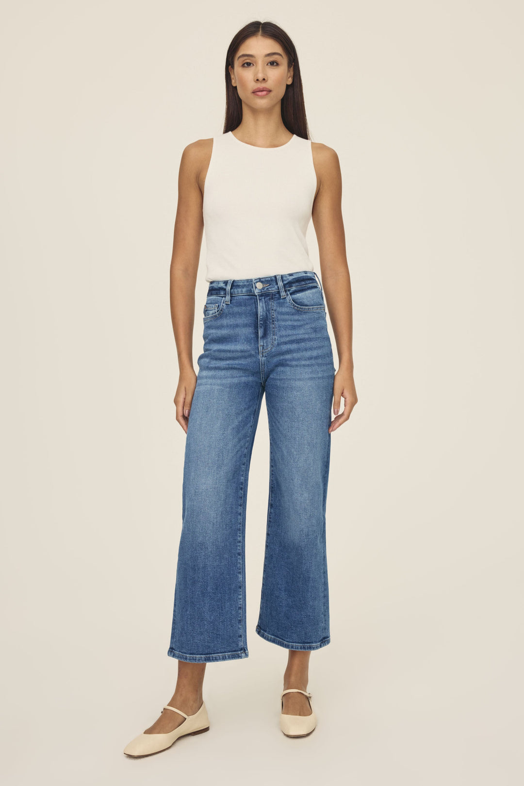ICN - CROPPED WIDE LEG JEANS | CROSSROADS