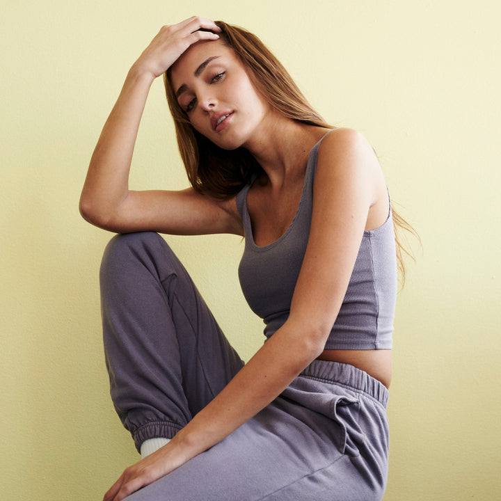 Ribbed Fitted Crop Top