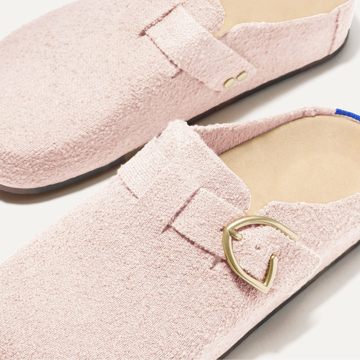 The Buckle Clog - Ballerina Bouclé