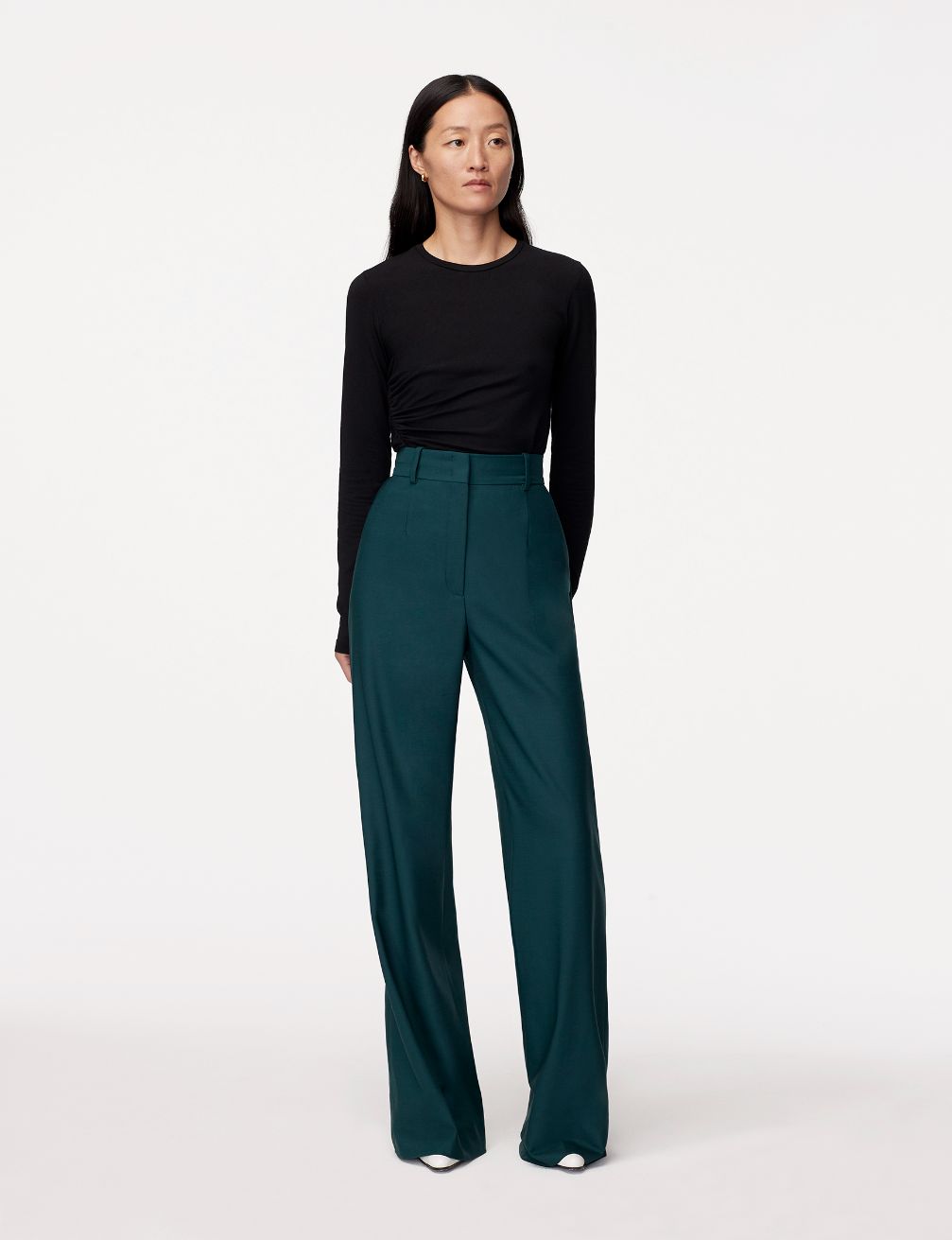 Wide Leg Suit Pant