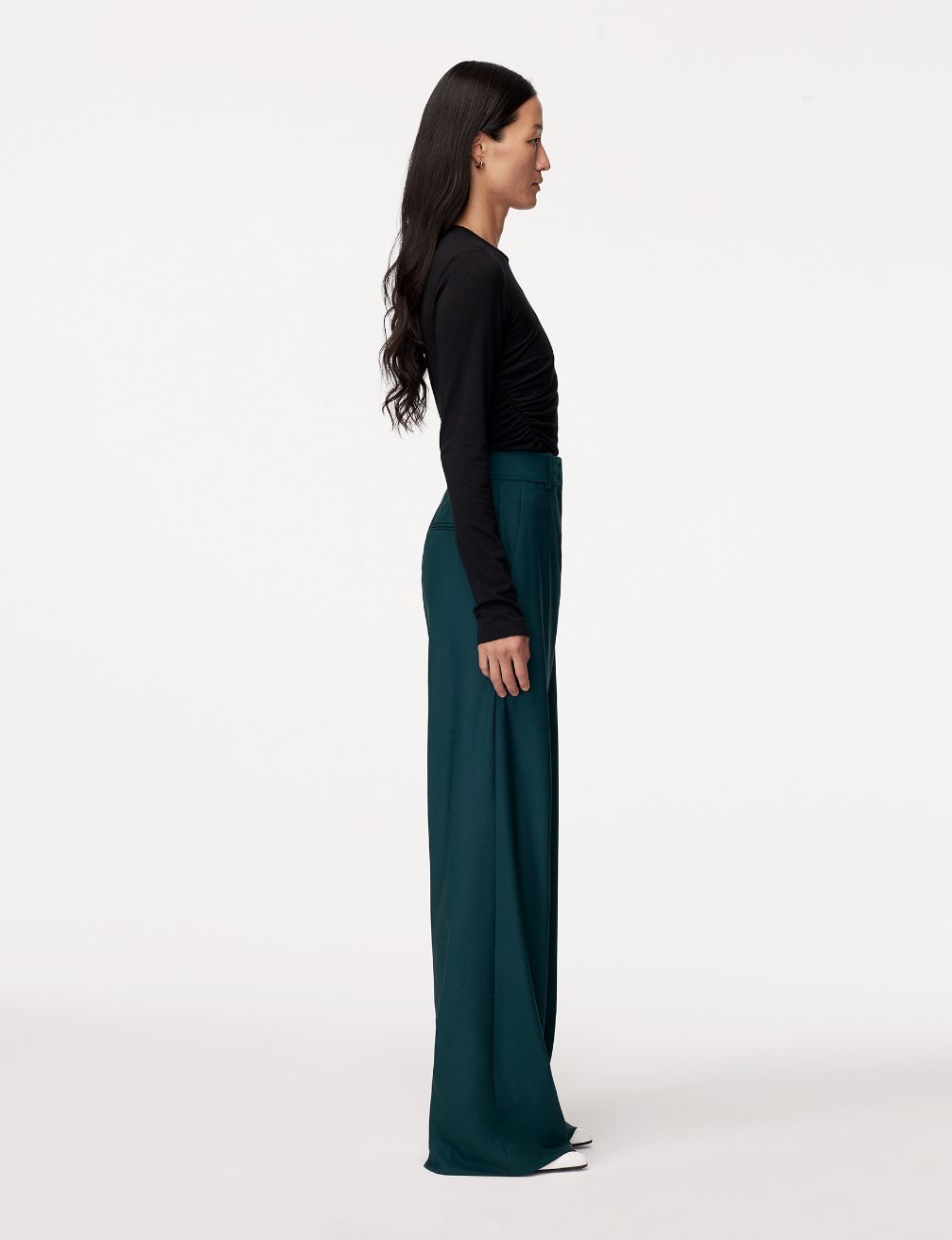 Wide Leg Suit Pant