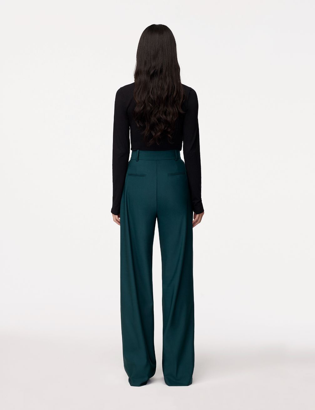 Wide Leg Suit Pant