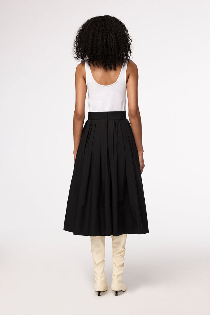 Gathered Circle Skirt