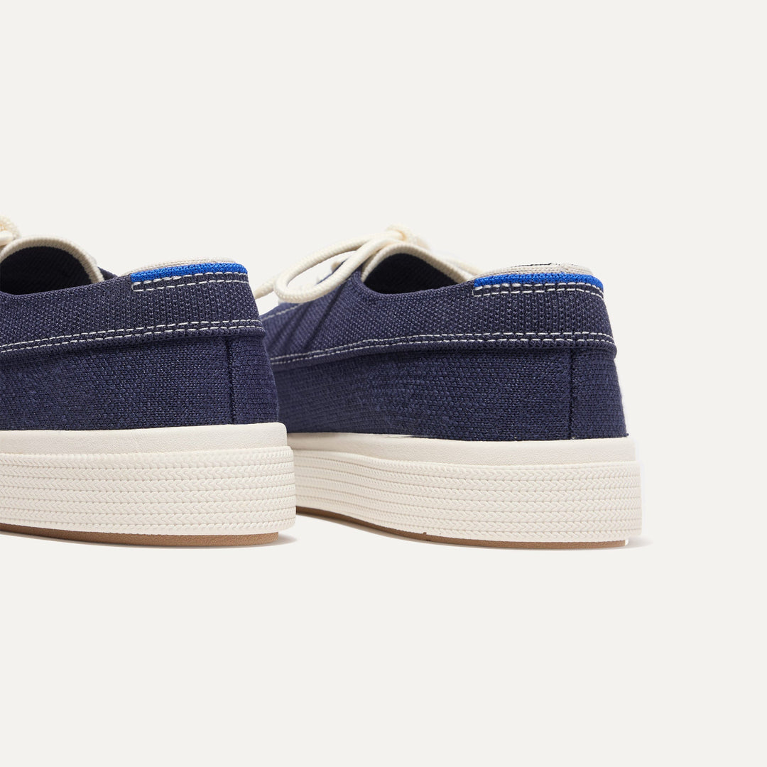 The Ravello Boat Shoe - Nautical Navy