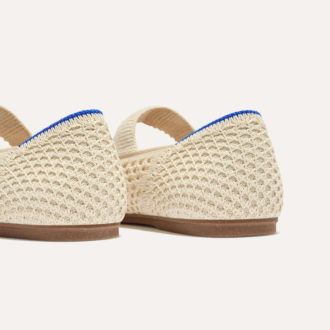 The Kids Bow Mary Jane - Conch Mesh