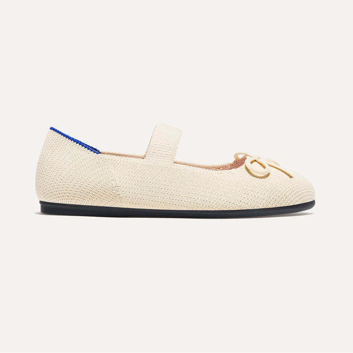 The Kids Bow Mary Jane - Conch