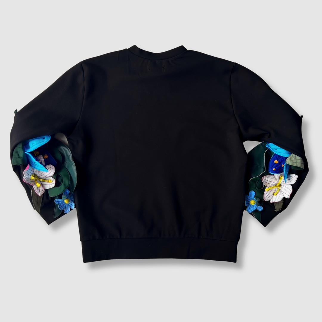 'blooms in blue' crewneck sweatshirt *NEW RELEASE*