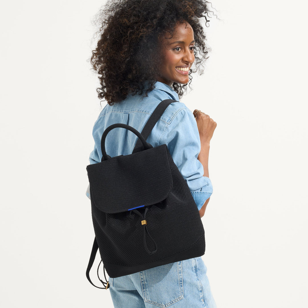 The Cinch Backpack - Black