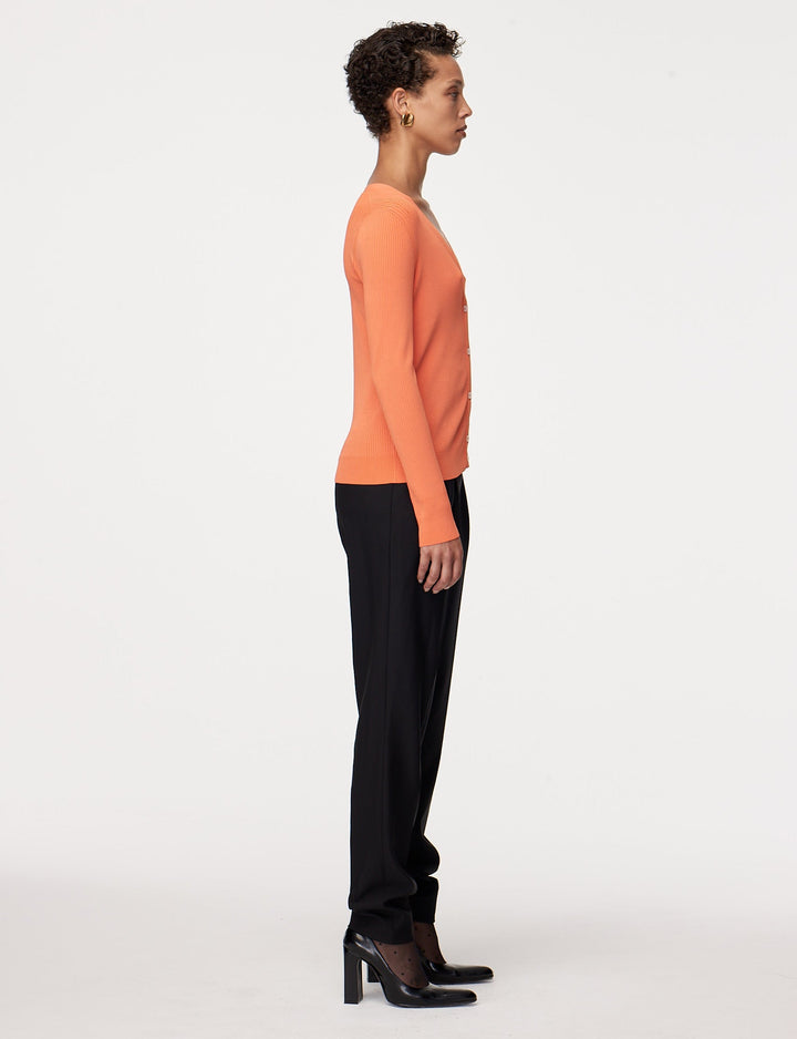 Ribbed Cardigan