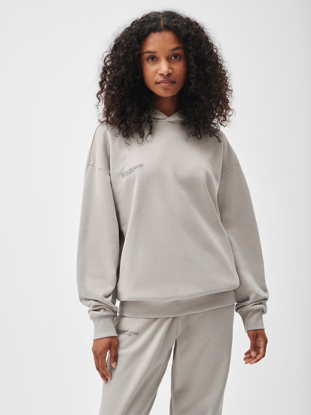 Womens 365 Midweight Hoodie—stone