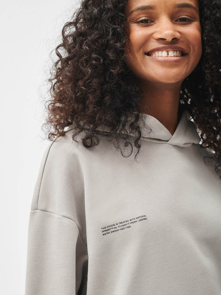 Womens 365 Midweight Hoodie—stone