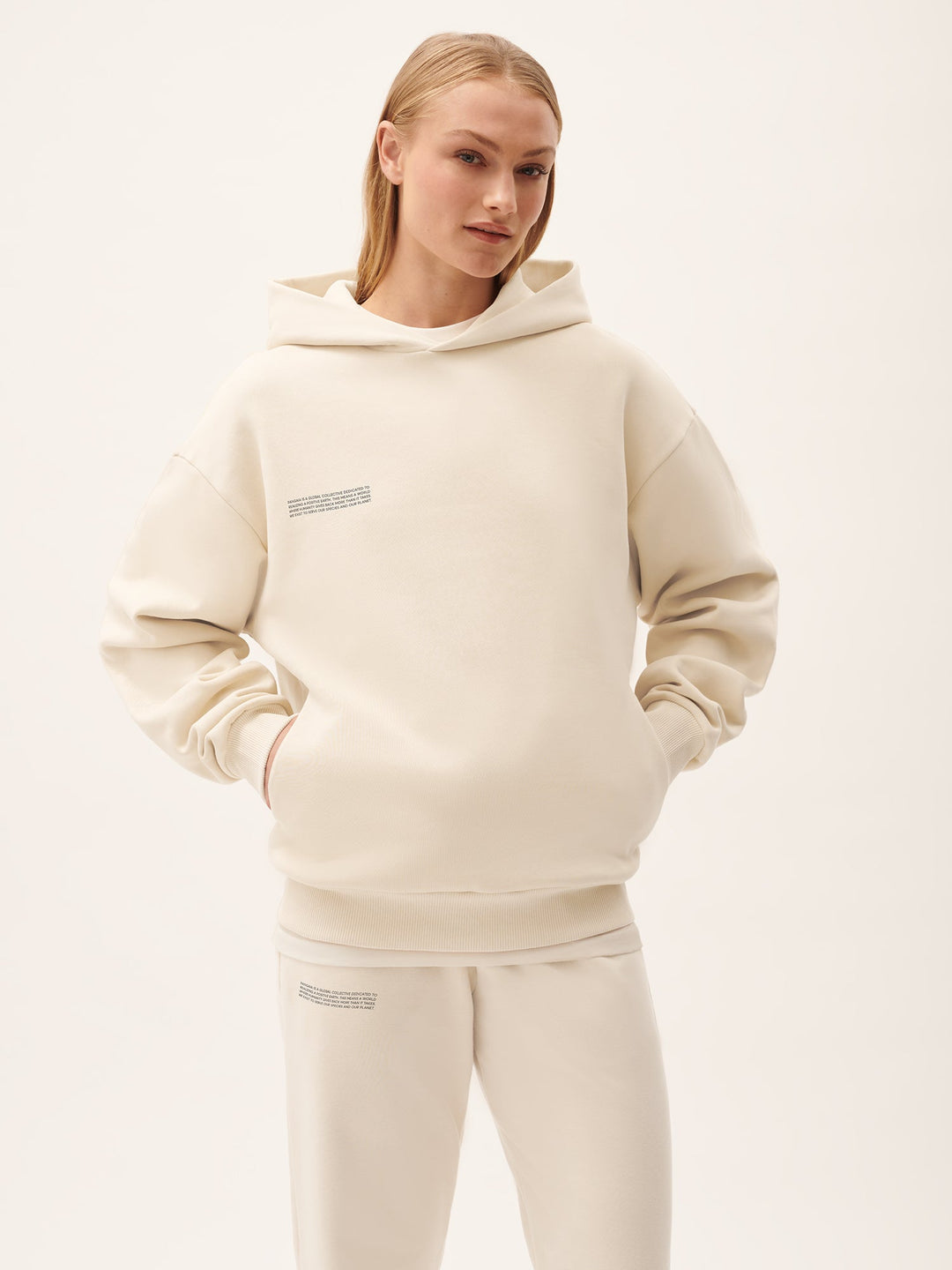 Womens 365 Midweight Hoodie—sand