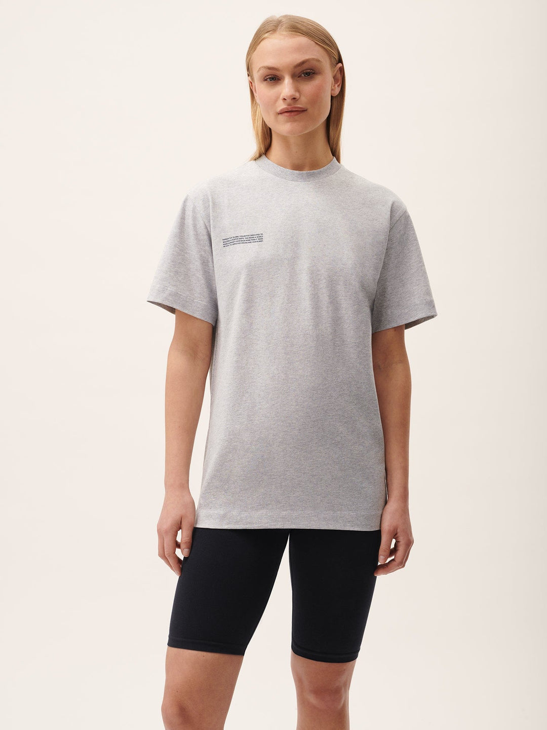Womens 365 Midweight T-shirt—grey marl