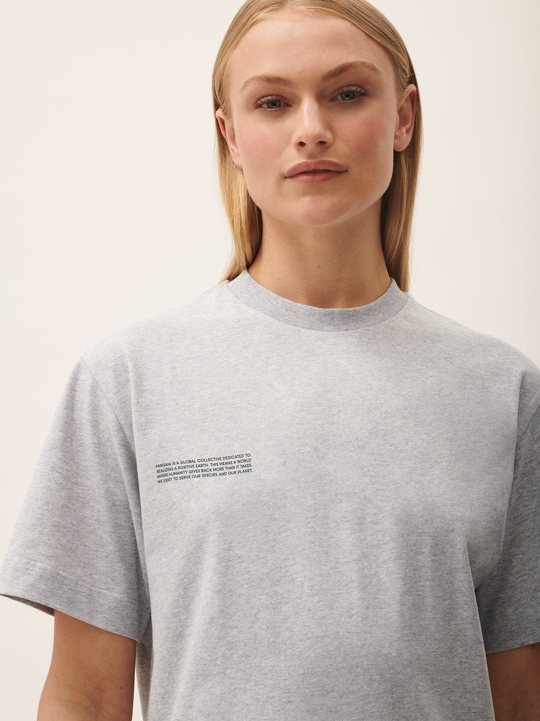 Womens 365 Midweight T-shirt—grey marl