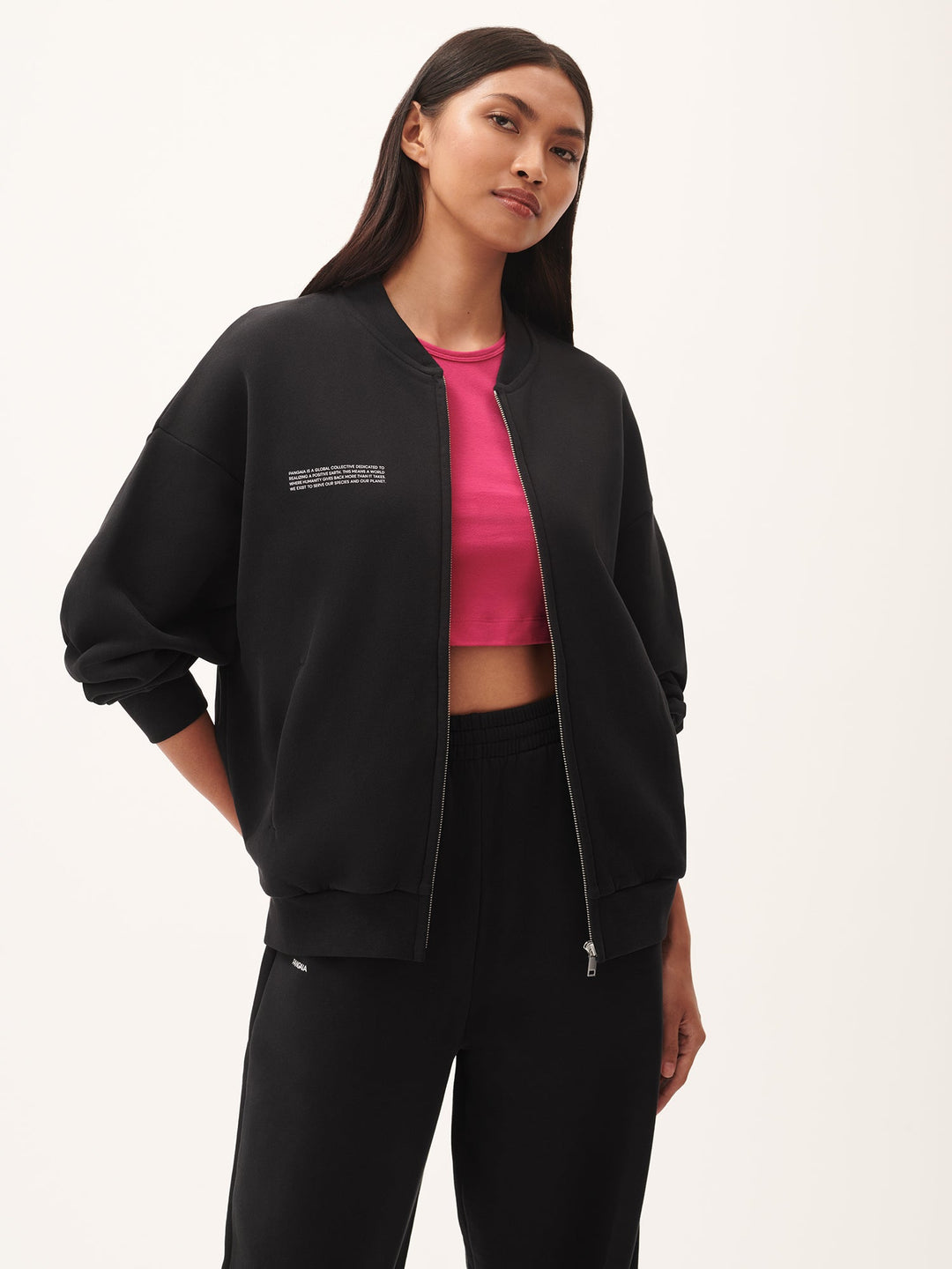 Womens 365 Midweight Bomber Jacket—Black