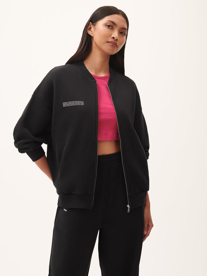 Womens 365 Midweight Bomber Jacket—Black