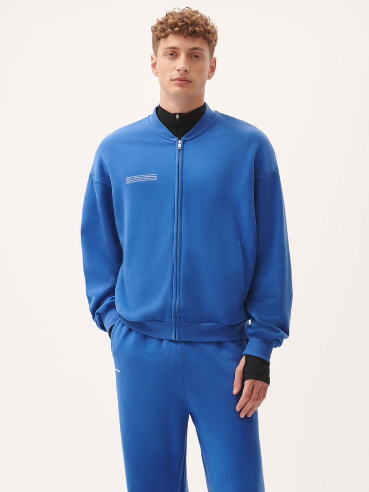 Mens 365 Midweight Bomber Jacket—Gaia Blue