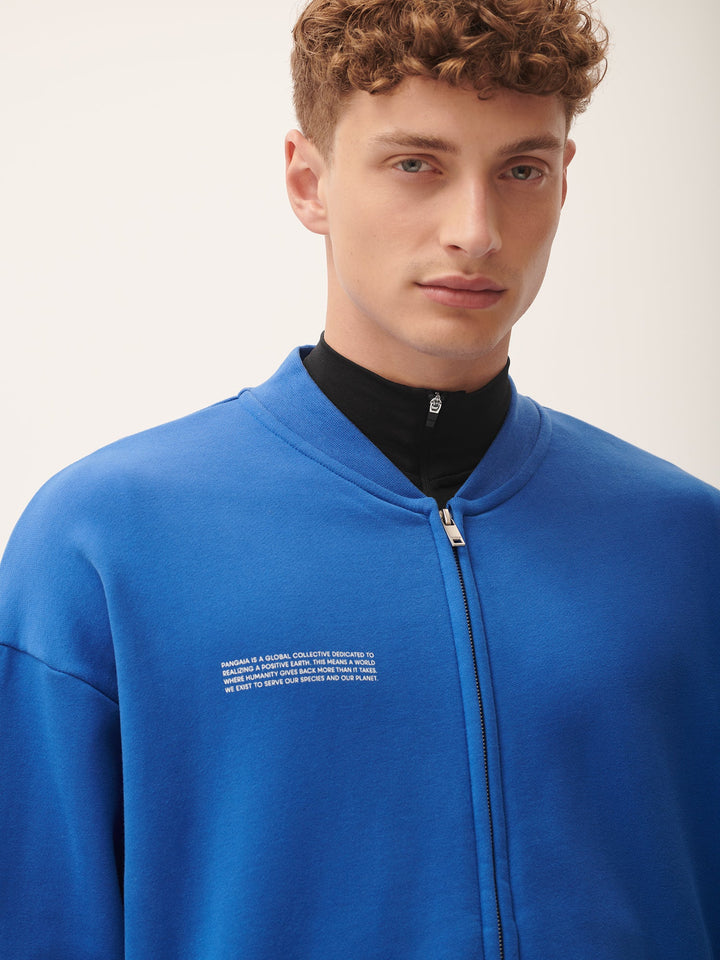 Mens 365 Midweight Bomber Jacket—Gaia Blue