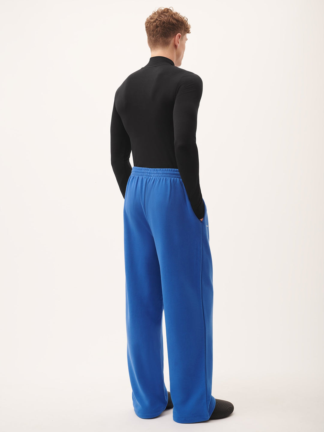 Mens 365 Midweight Straight Leg Track Pants—Gaia Blue