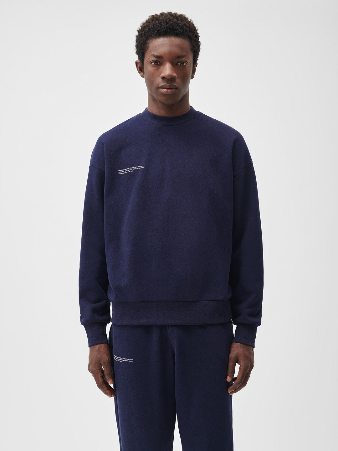 Mens 365 Midweight Sweatshirt—navy blue