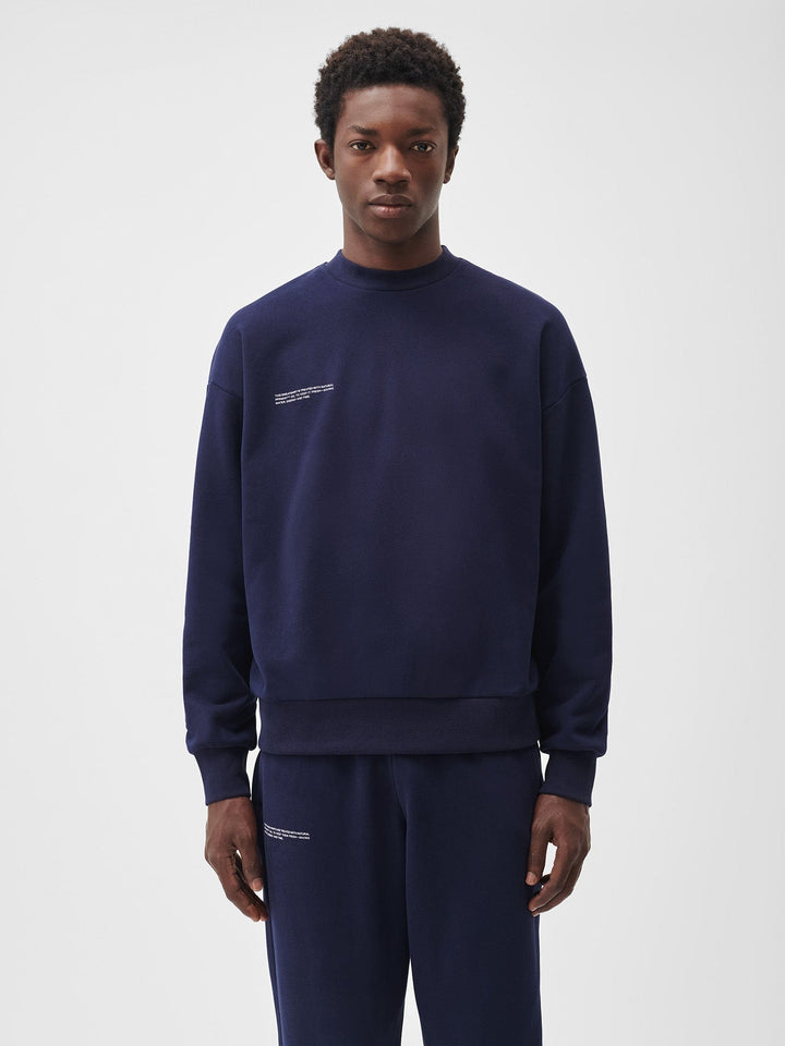 Mens 365 Midweight Sweatshirt—navy blue