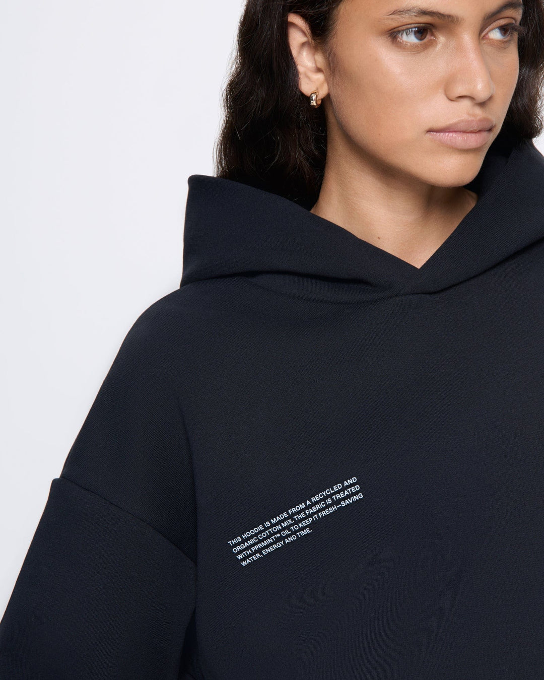 Womens 365 Heavyweight Hoodie—black