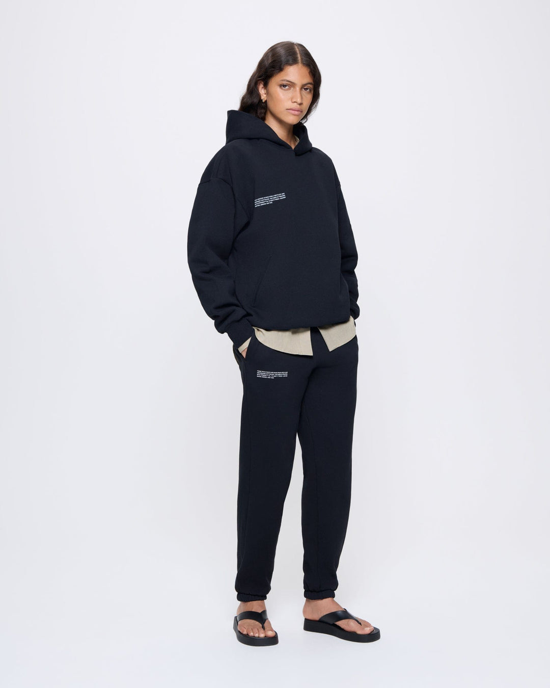 Womens 365 Heavyweight Hoodie—black