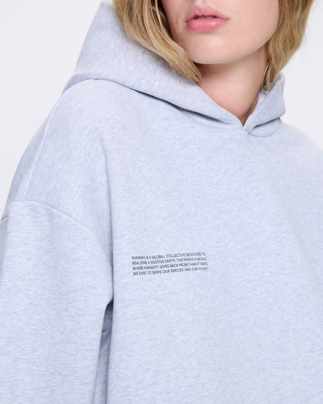 Womens 365 Heavyweight Hoodie—grey marl