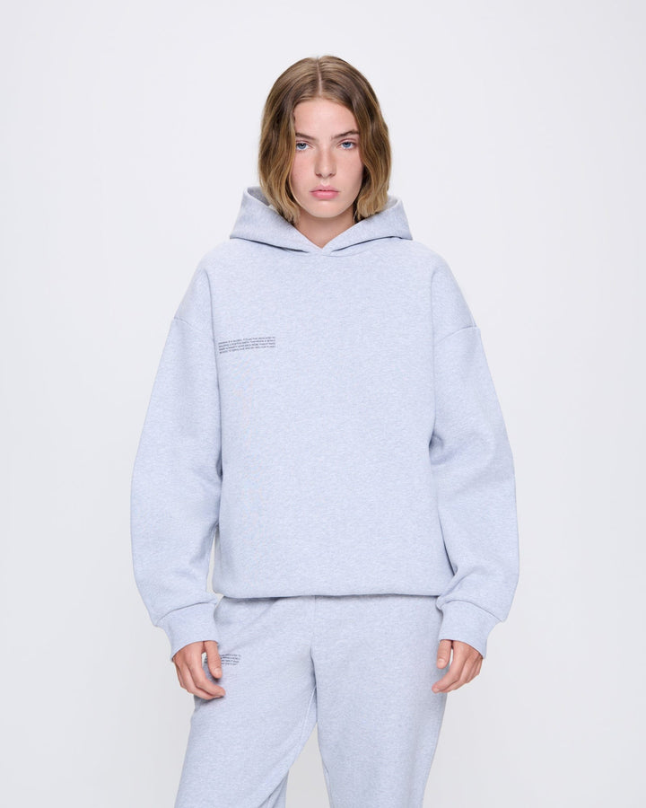 Womens 365 Heavyweight Hoodie—grey marl