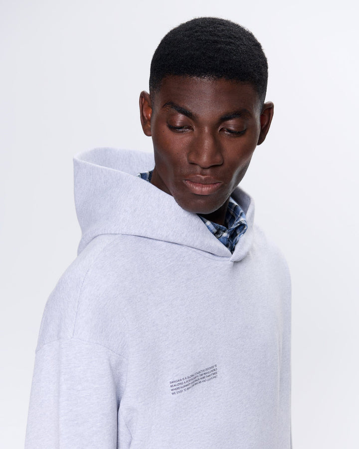 Mens 365 Heavyweight Hoodie—grey marl