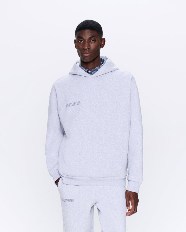 Mens 365 Heavyweight Hoodie—grey marl