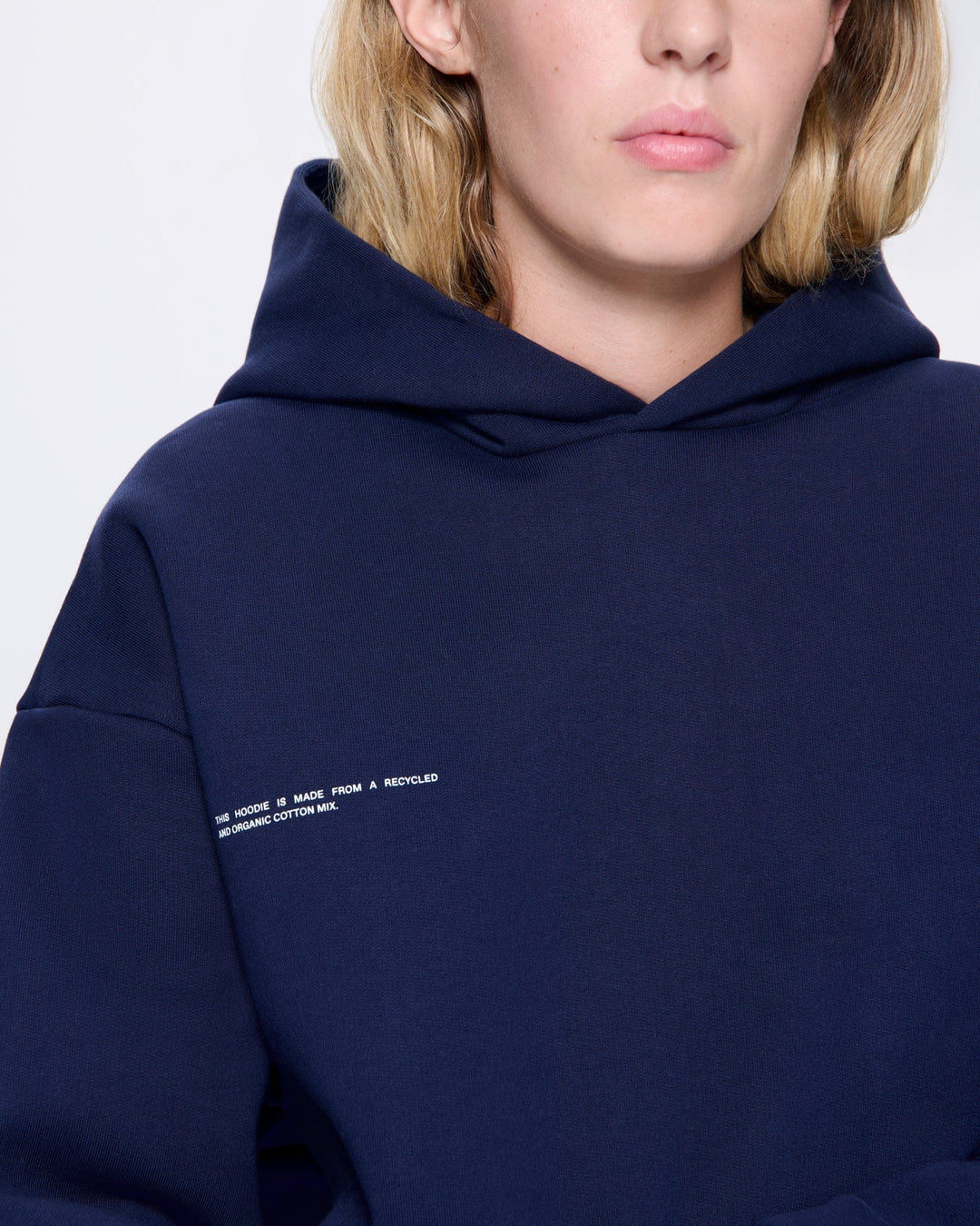 Womens 365 Heavyweight Hoodie—navy blue