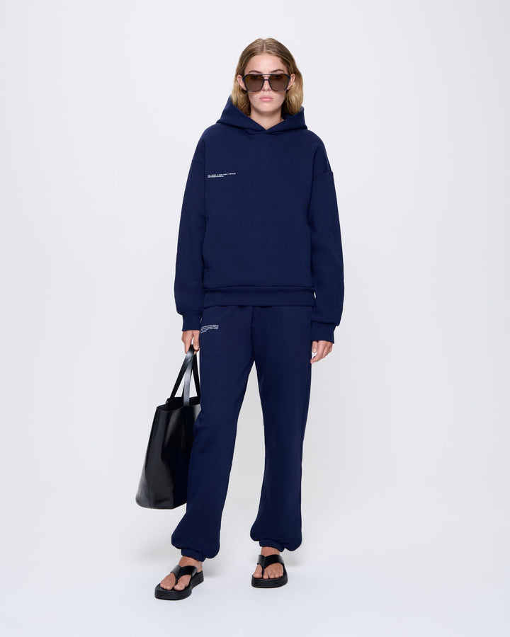 Womens 365 Heavyweight Hoodie—navy blue