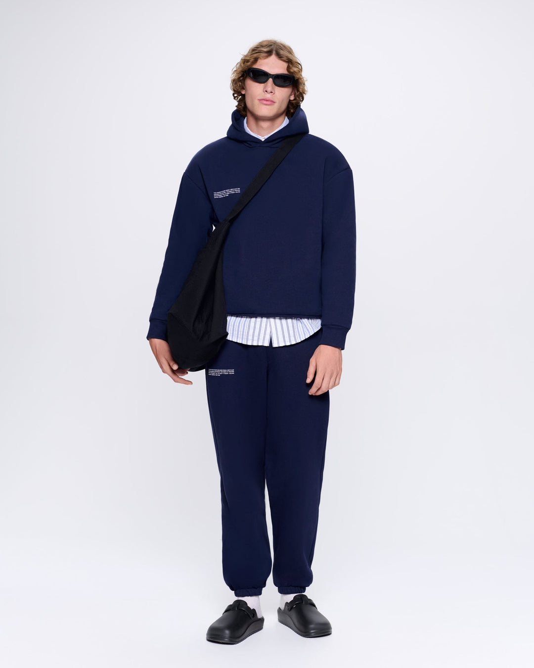 Mens 365 Heavyweight Hoodie—navy blue
