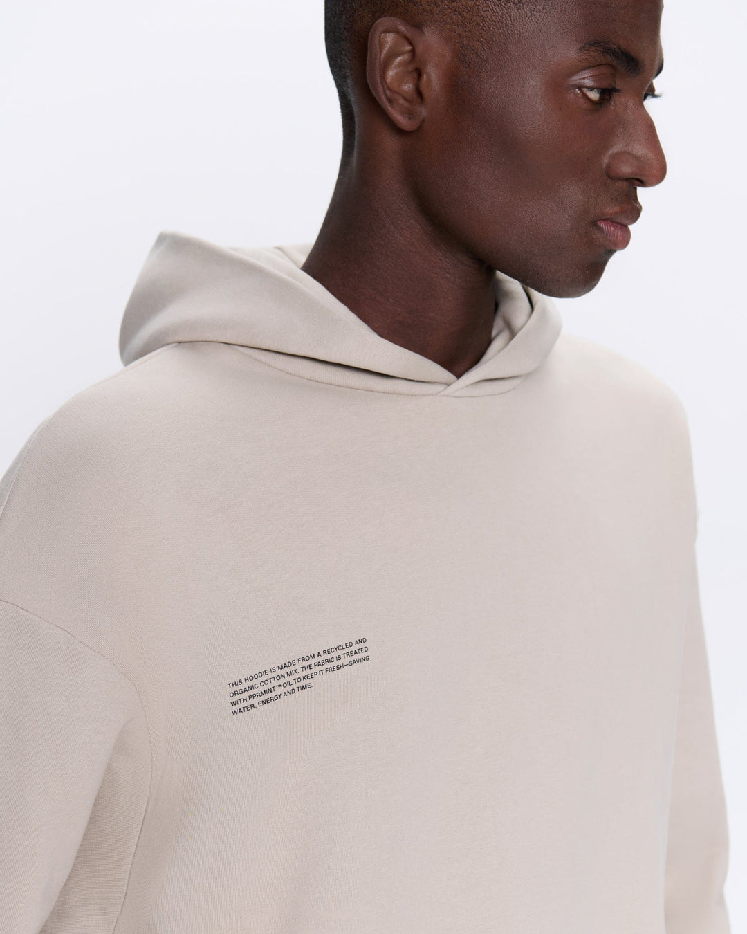 Mens 365 Heavyweight Hoodie—stone