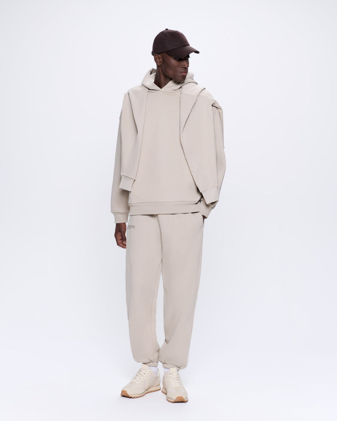 Mens 365 Heavyweight Hoodie—stone