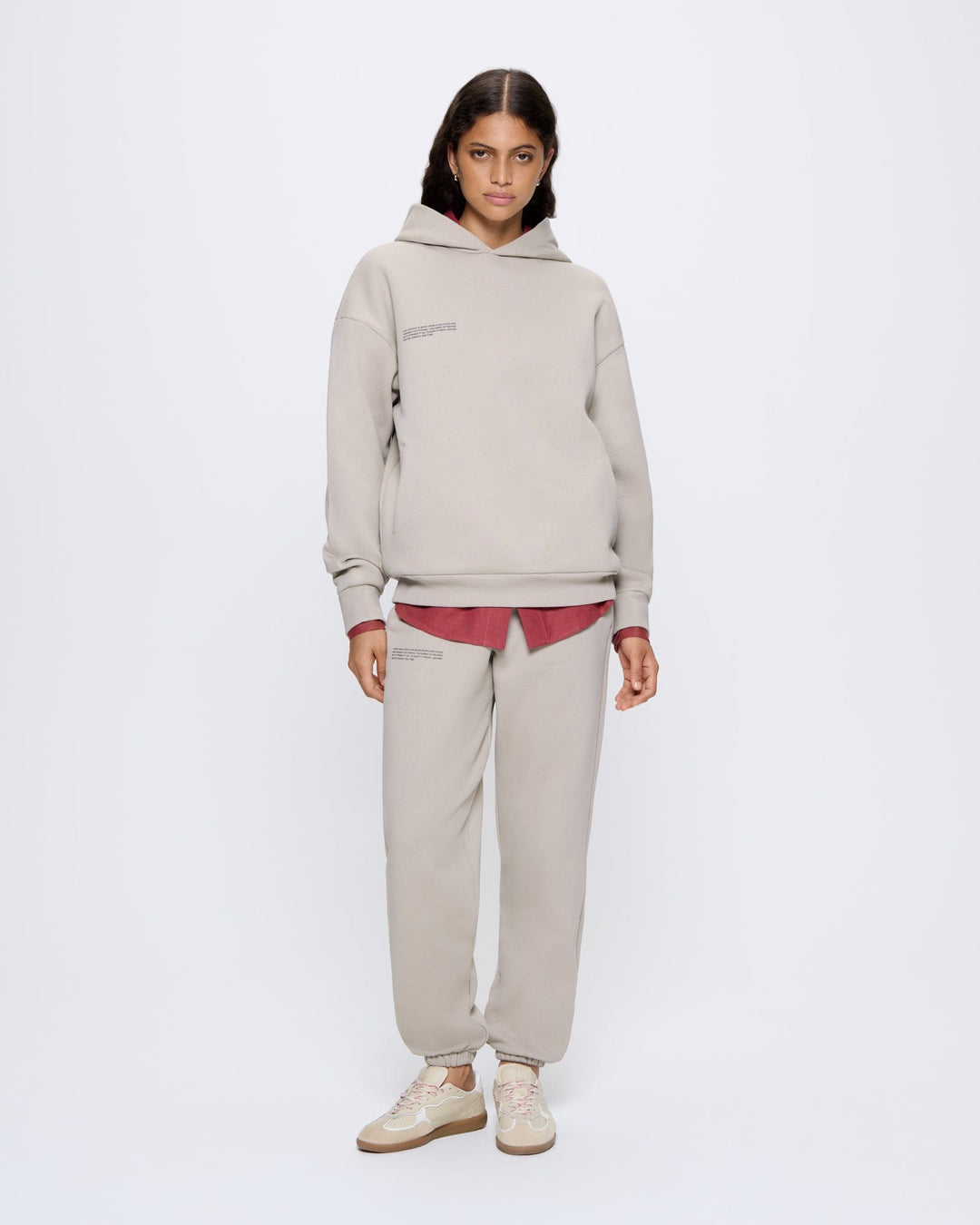 Womens 365 Heavyweight Hoodie—stone