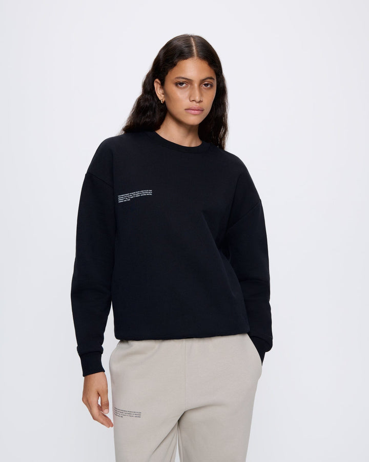 Womens 365 Heavyweight Sweatshirt—black