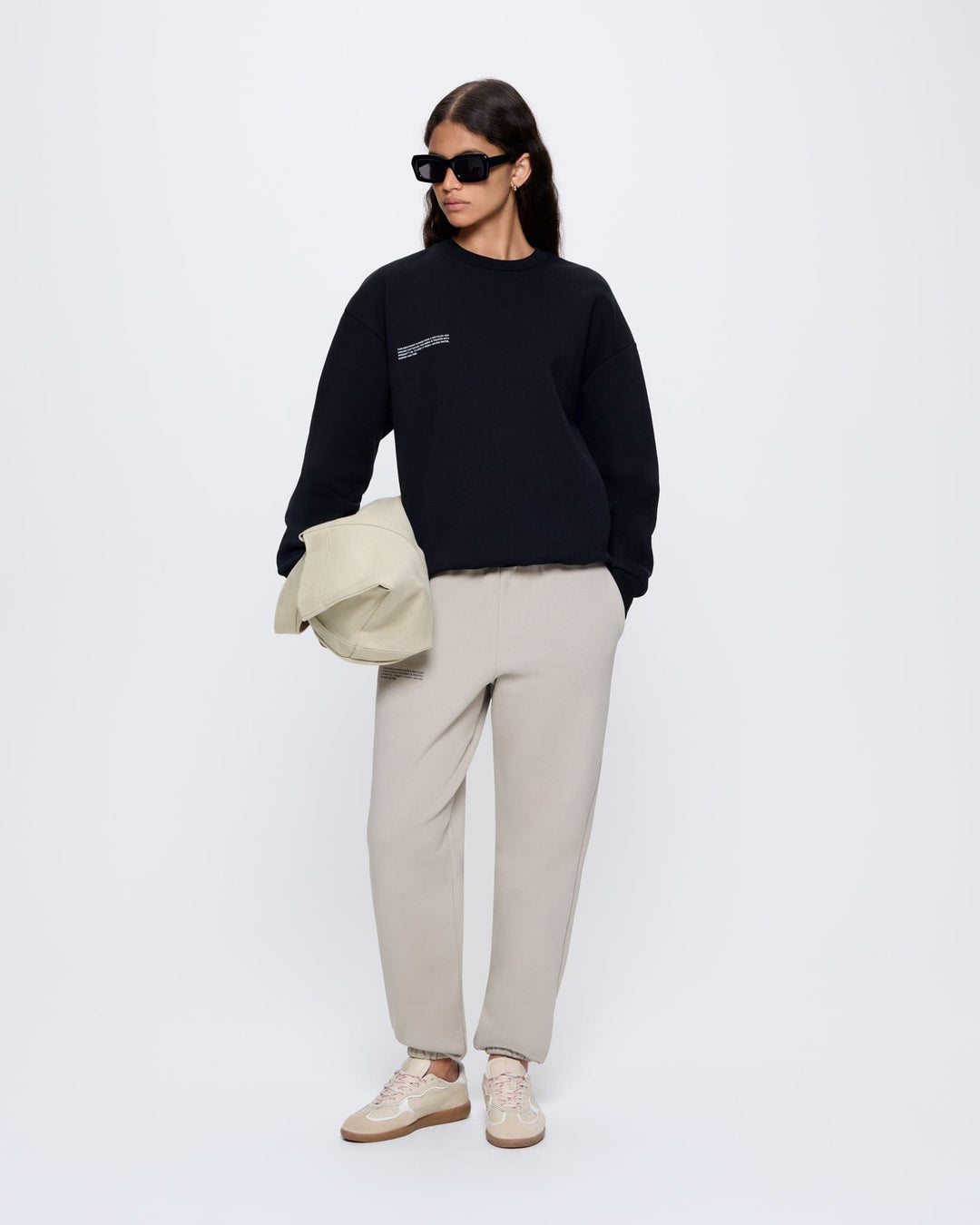 Womens 365 Heavyweight Sweatshirt—black