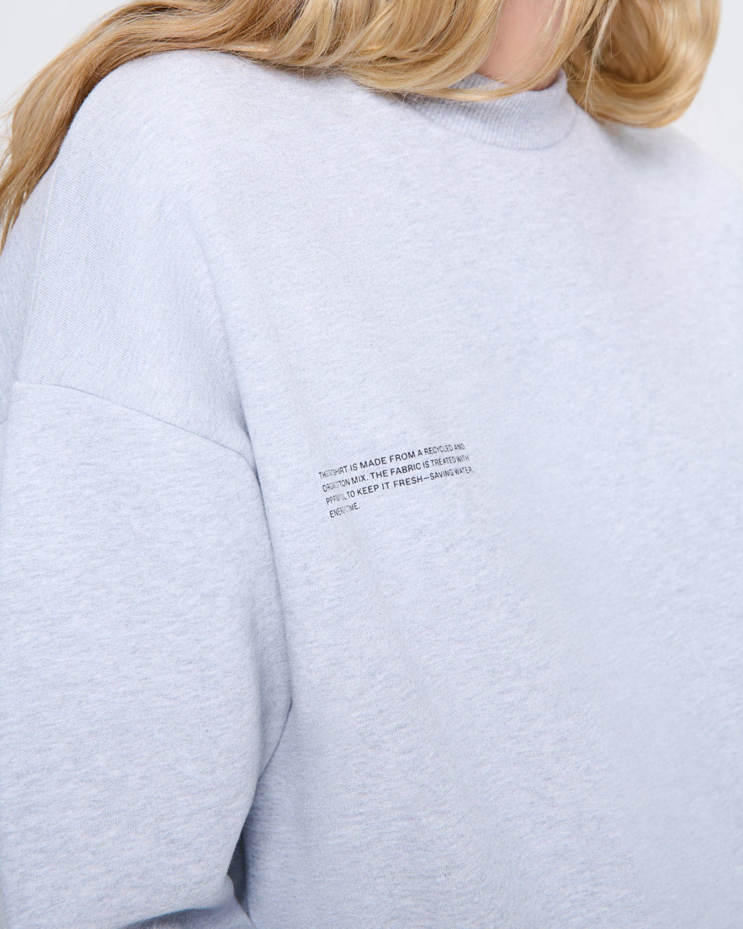 Womens 365 Heavyweight Sweatshirt—grey marl