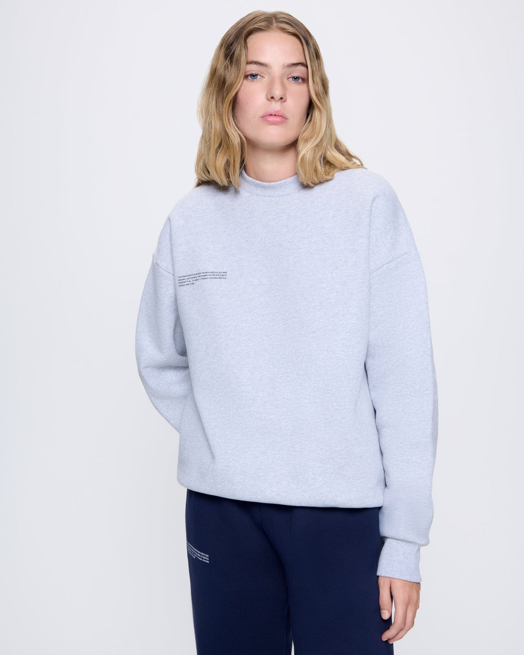 Womens 365 Heavyweight Sweatshirt—grey marl