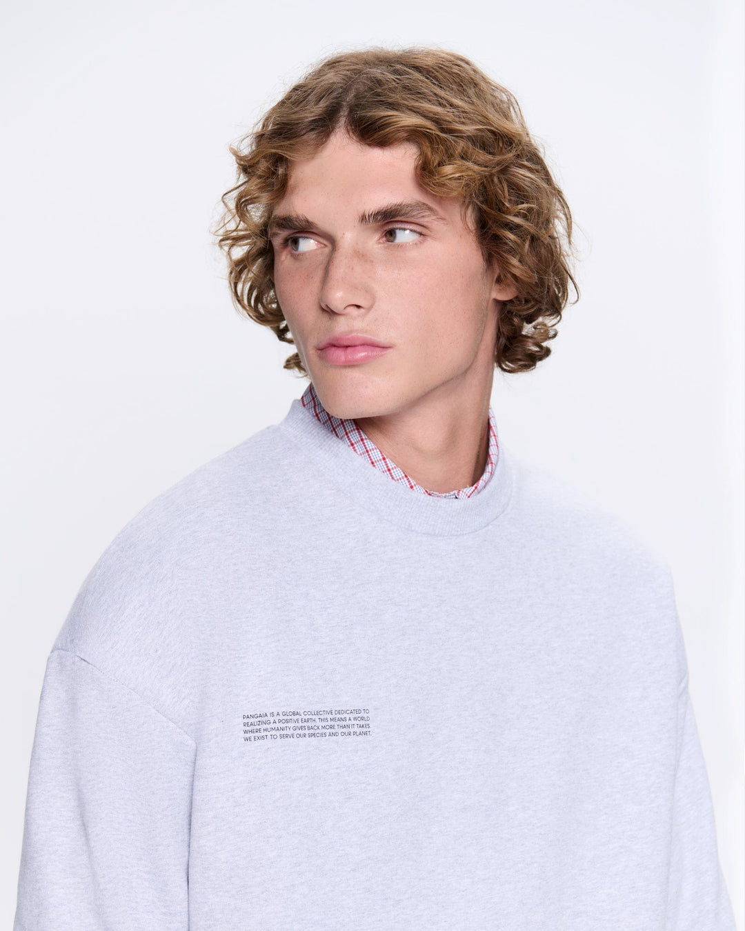 Mens 365 Heavyweight Sweatshirt—grey marl