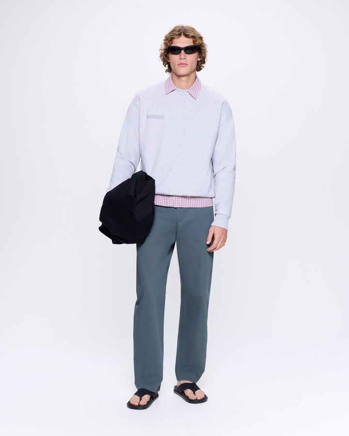 Mens 365 Heavyweight Sweatshirt—grey marl