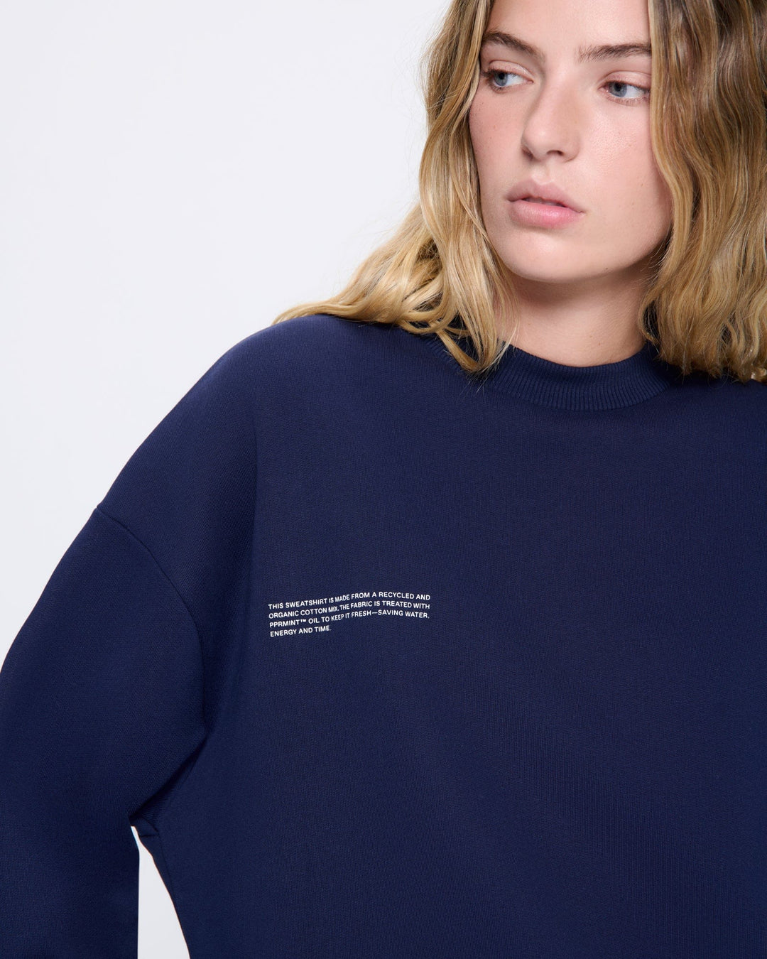 Womens 365 Heavyweight Sweatshirt—navy blue