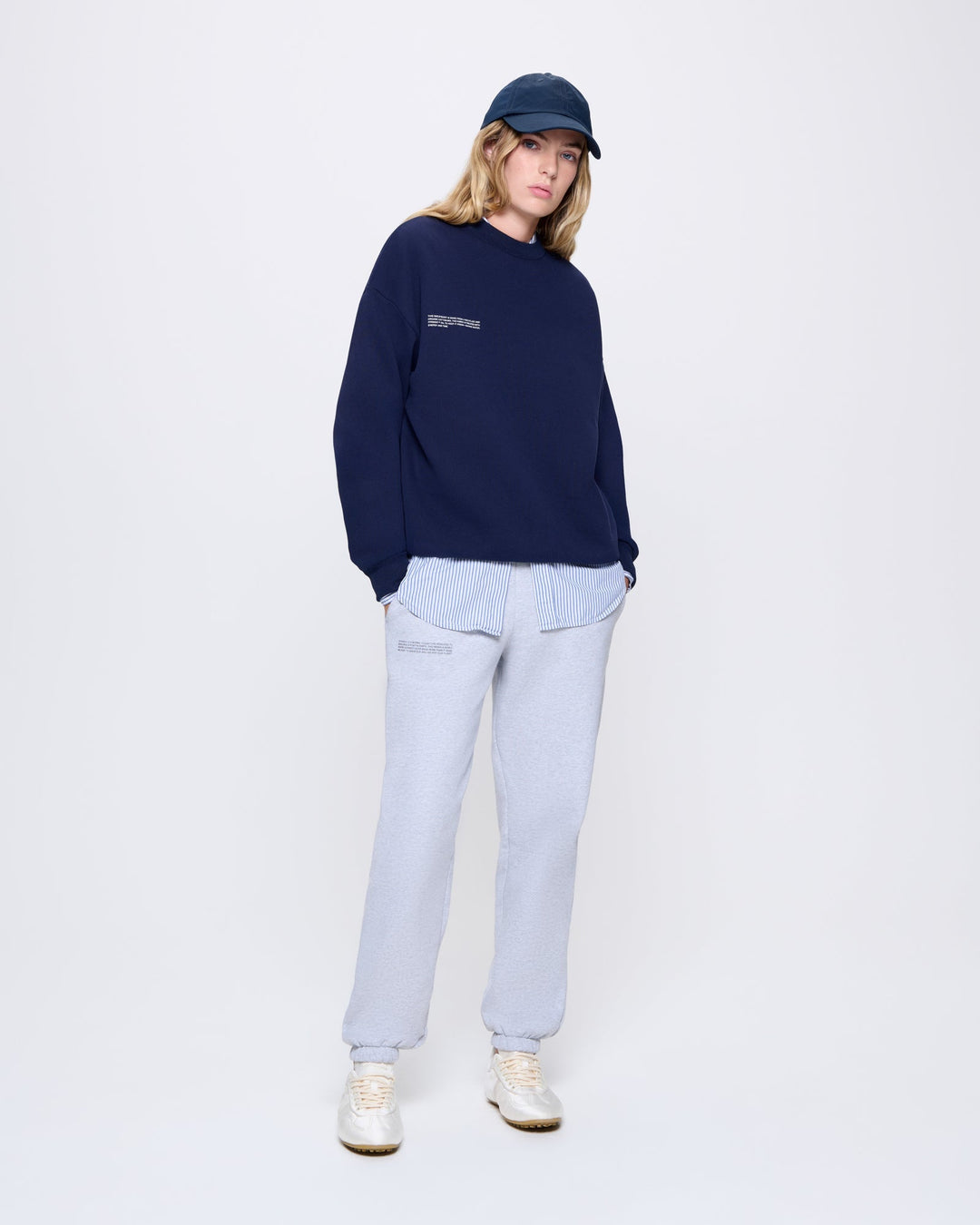 Womens 365 Heavyweight Sweatshirt—navy blue