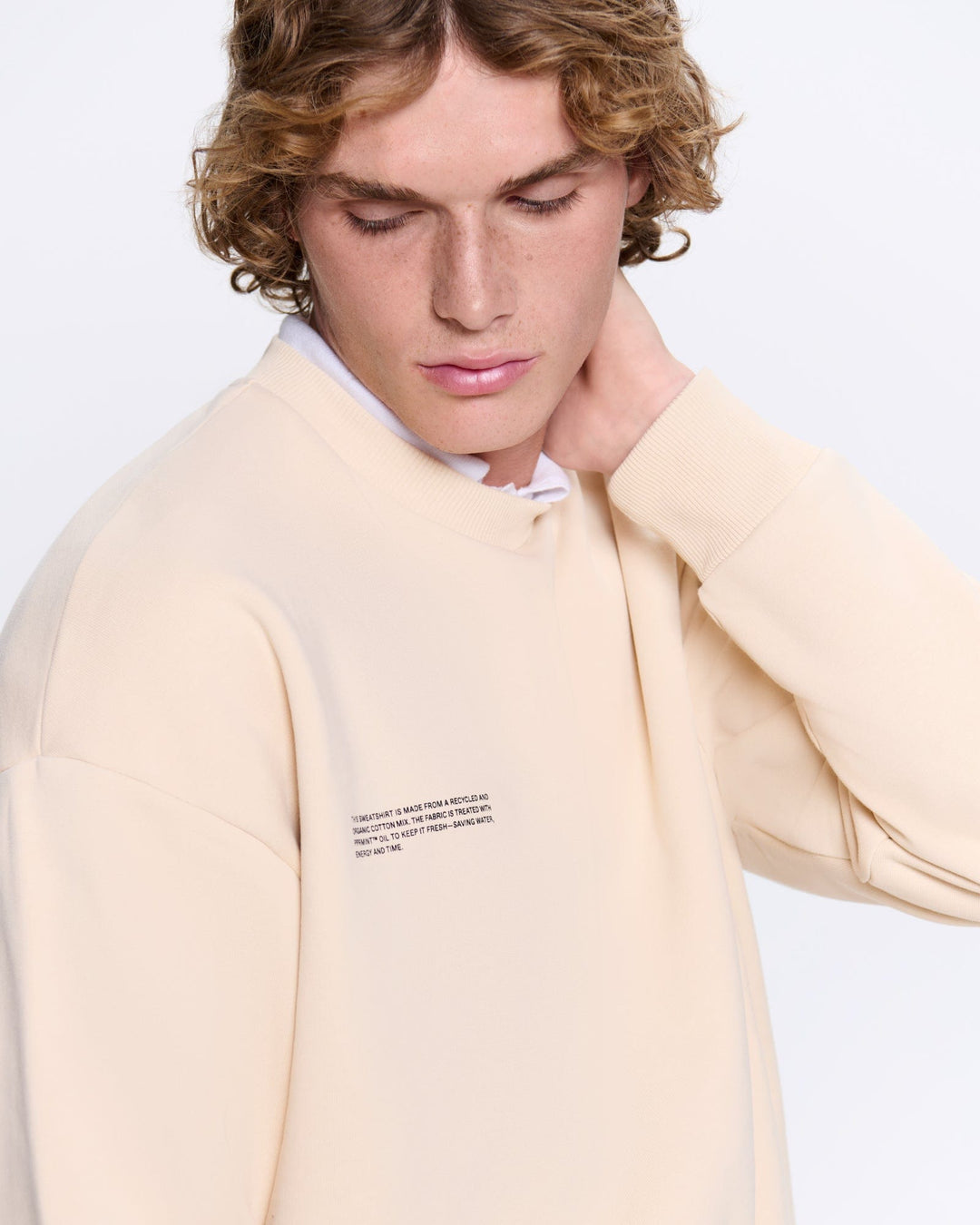 Mens 365 Heavyweight Sweatshirt—sand