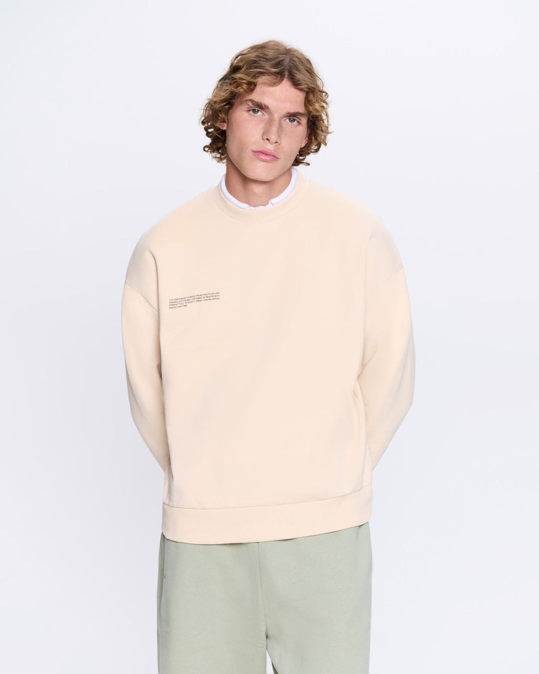 Mens 365 Heavyweight Sweatshirt—sand