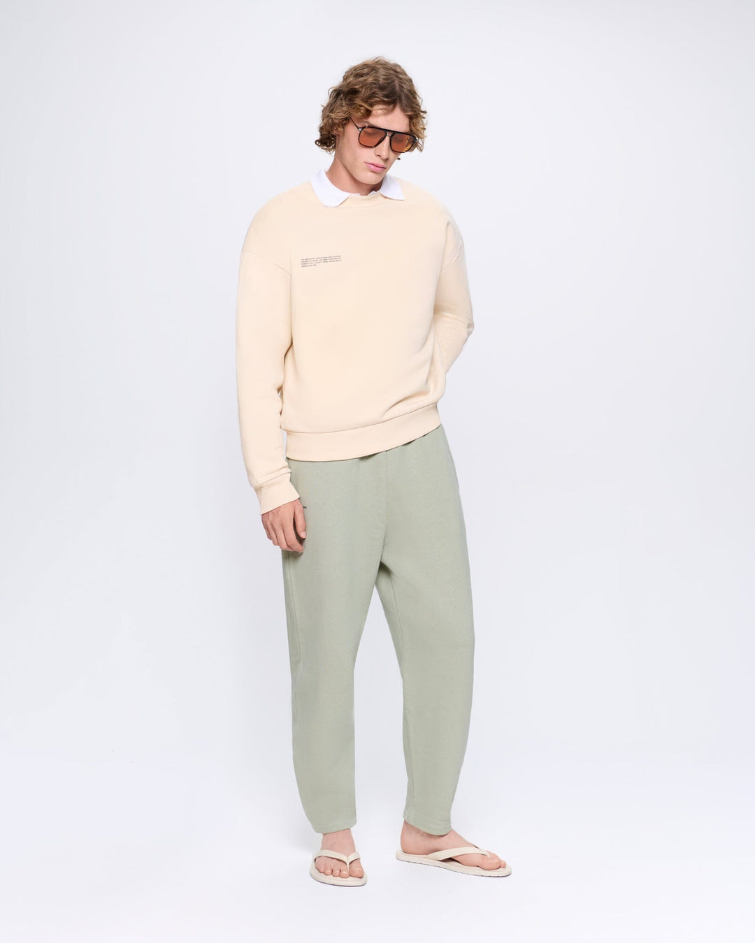 Mens 365 Heavyweight Sweatshirt—sand