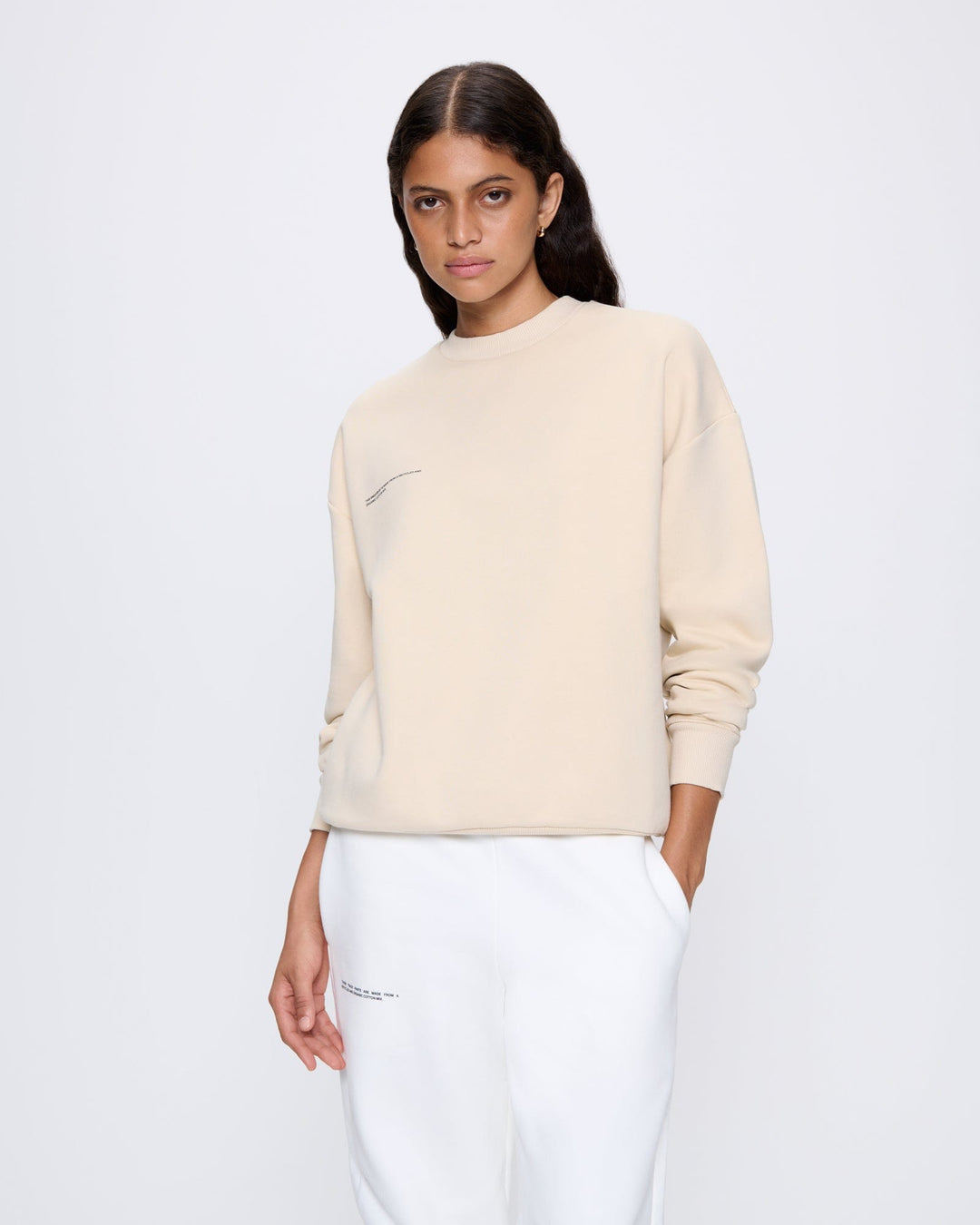 Womens 365 Heavyweight Sweatshirt—sand